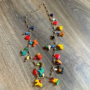 Animals & hearts & bead necklace